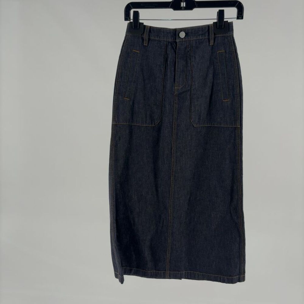 Theory Theory Maxi Denim Skirt